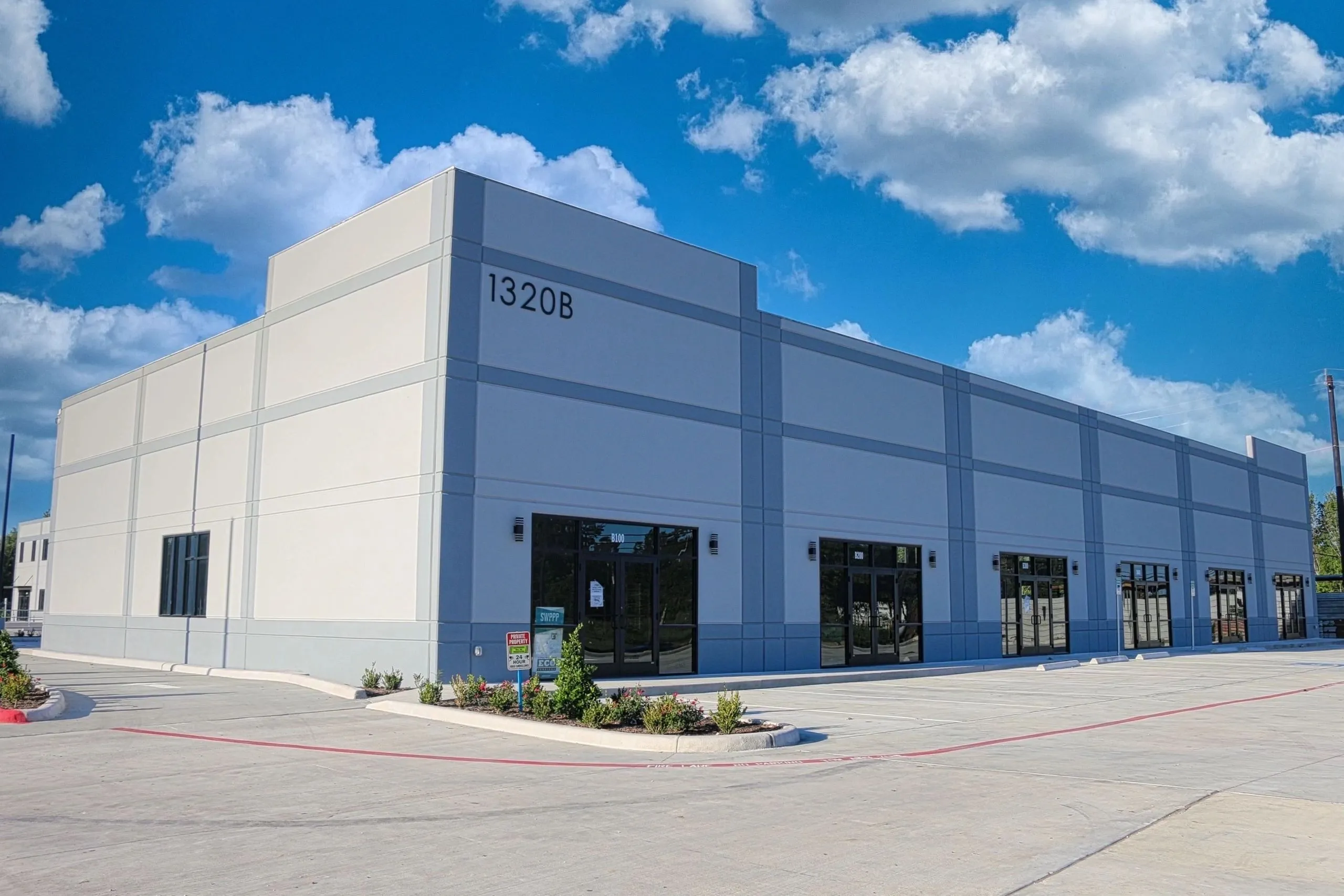 Completed construction project exterior